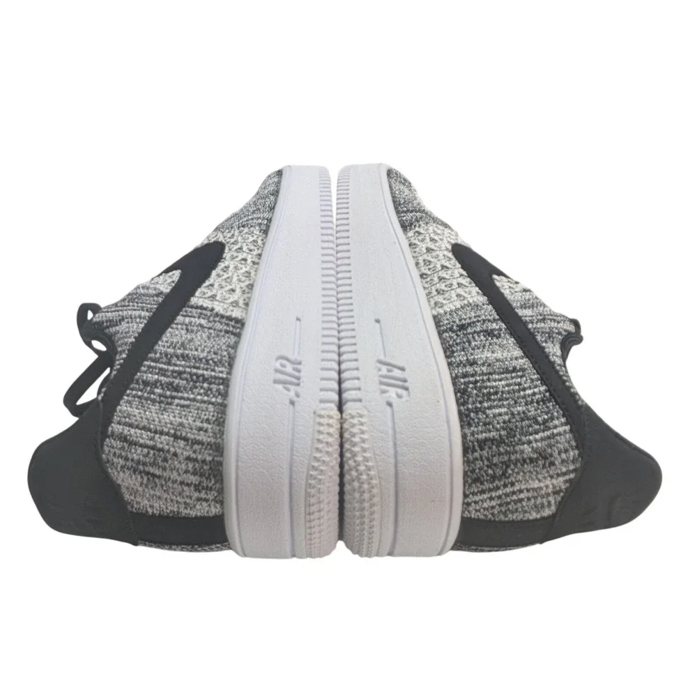 Nike Air Force 1 Ultra Flyknit Low Black White Grey Men's 11.5 817419-002